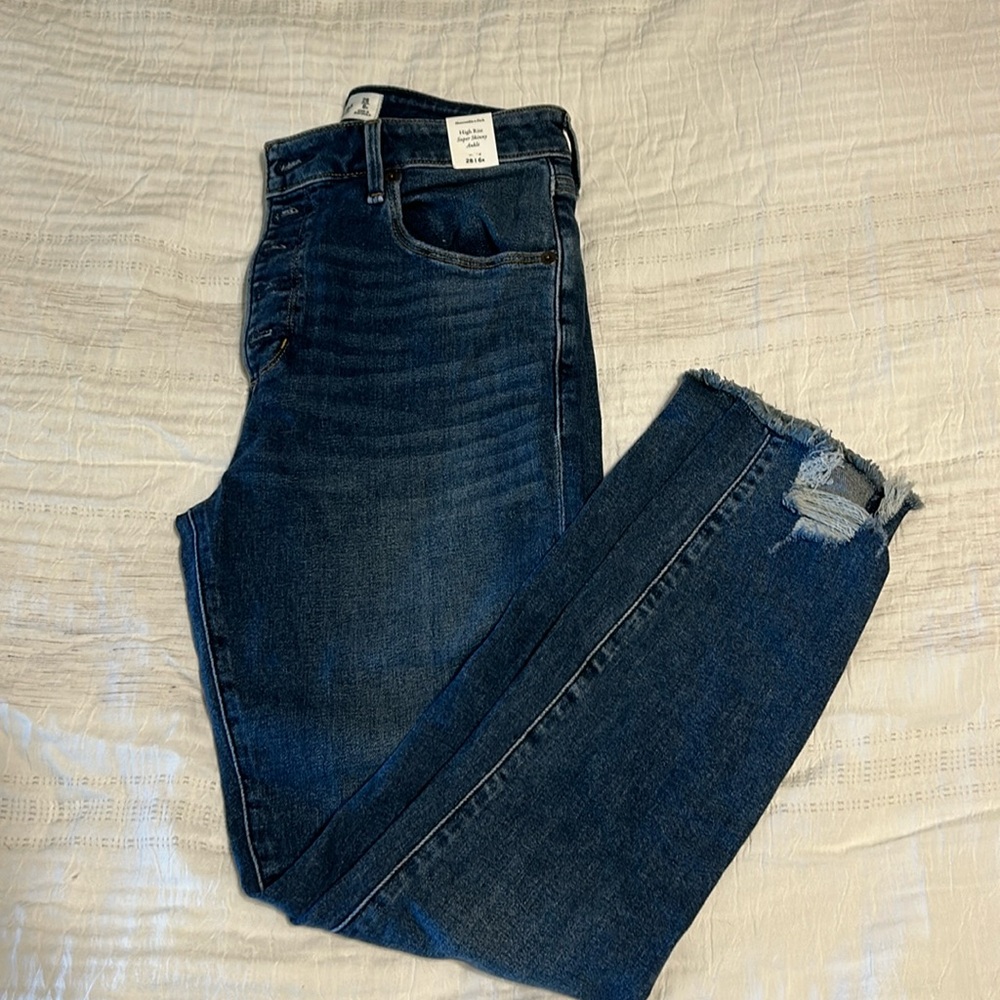 High Rise Super Skinny Ankle Jeans